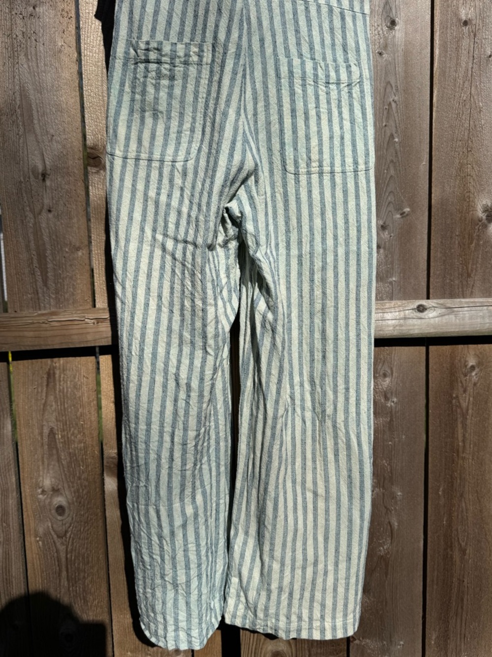 DÔEN Biarritz Seaside Stripe Silk Jumpsuit - Picture 6 of 16
